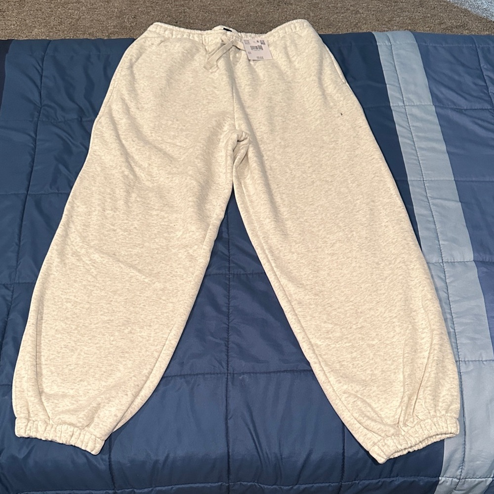 American Eagle Outfitters Light Gray Sweatpants